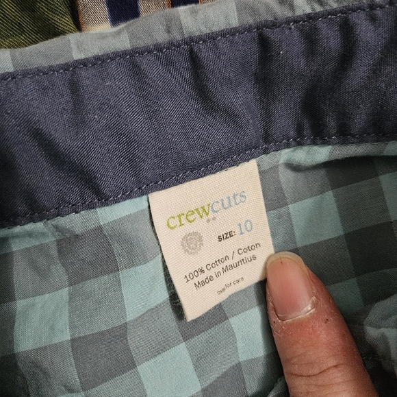 Boys Checkered and Camouflage Shirt Set - Picture 2 of 6